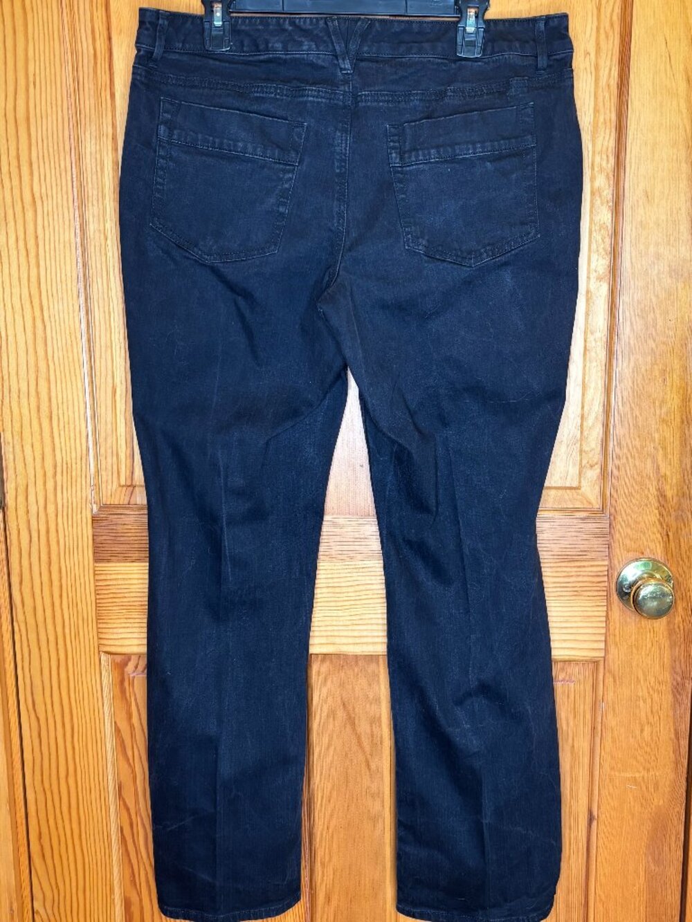 Coldwater Creek Modern Fit Women's Dark Blue Denim Jeans, Size: 16 - Picture 6 of 15
